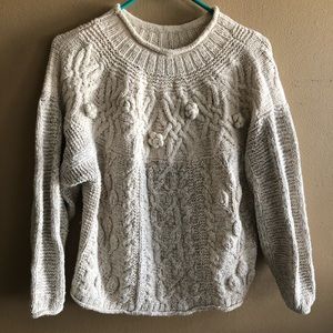Hand knit sweater